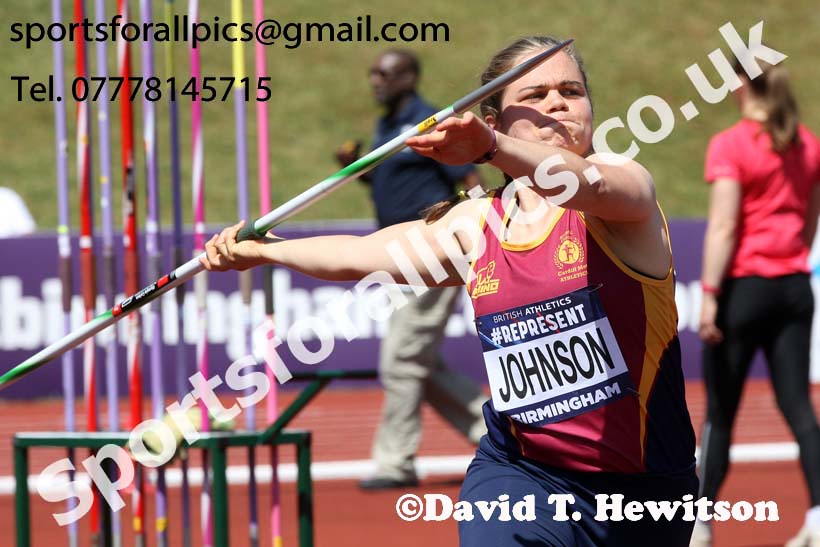 Womens javelin, World Championship Team Trials, Alexander Stadium, Birmingham